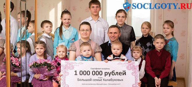 Льготы многодетным семьям в 2026 году